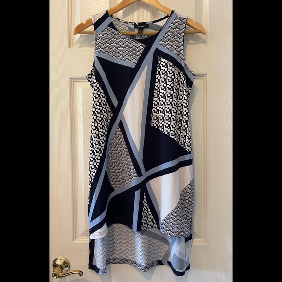 ALFANI Women’s Sleeveless long Tunic Geometric print - Picture 2 of 7
